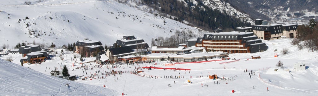 Vue sur la station de Val Louron