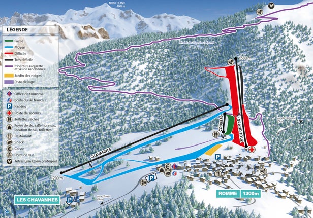 Romme Mapa zjazdoviek