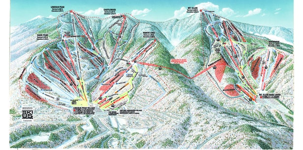 Pistenplan Sugarbush