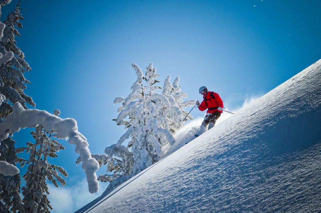 Hitting the steeps at Mount Ashland. Photo by Paul Clark/Black and Red Photography.