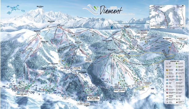 Pistenplan Praz sur Arly