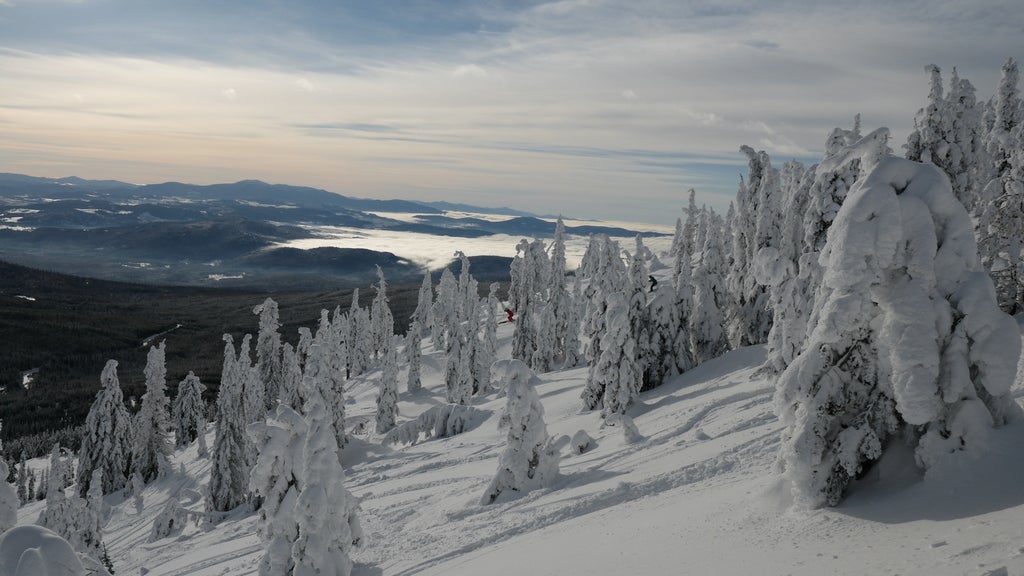 Baldy Mountain Resort - Skiers Distance - Credit SnowSeekers - Photographer Chris Wheele