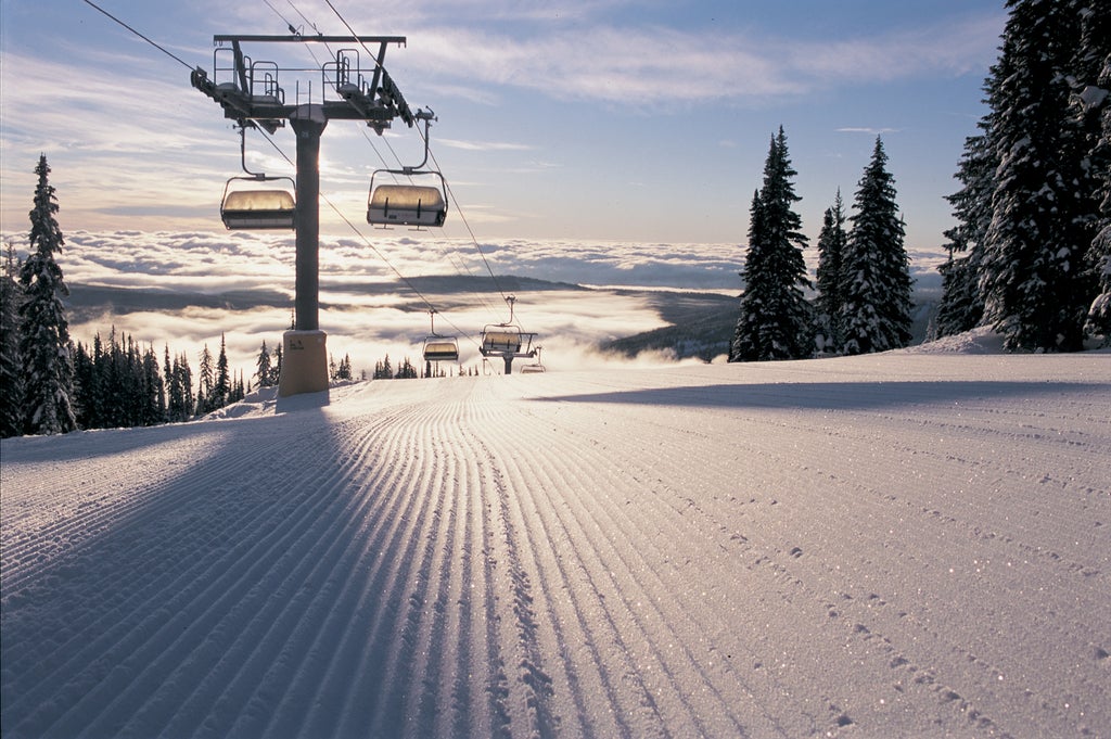 The sunburst chair at Sun Peak