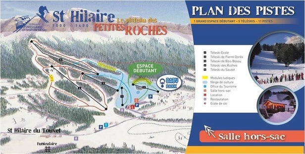 Pistenplan Saint Hilaire du Touvet