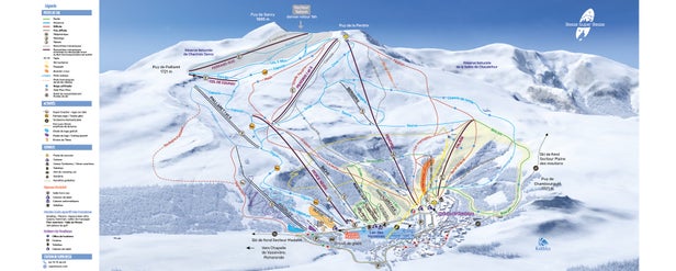 Besse Super Besse Piste Map