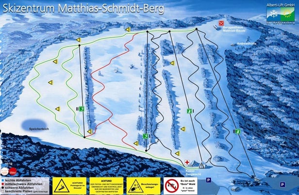 Pistenplan St. Andreasberg - Matthias-Schmidt-Berg