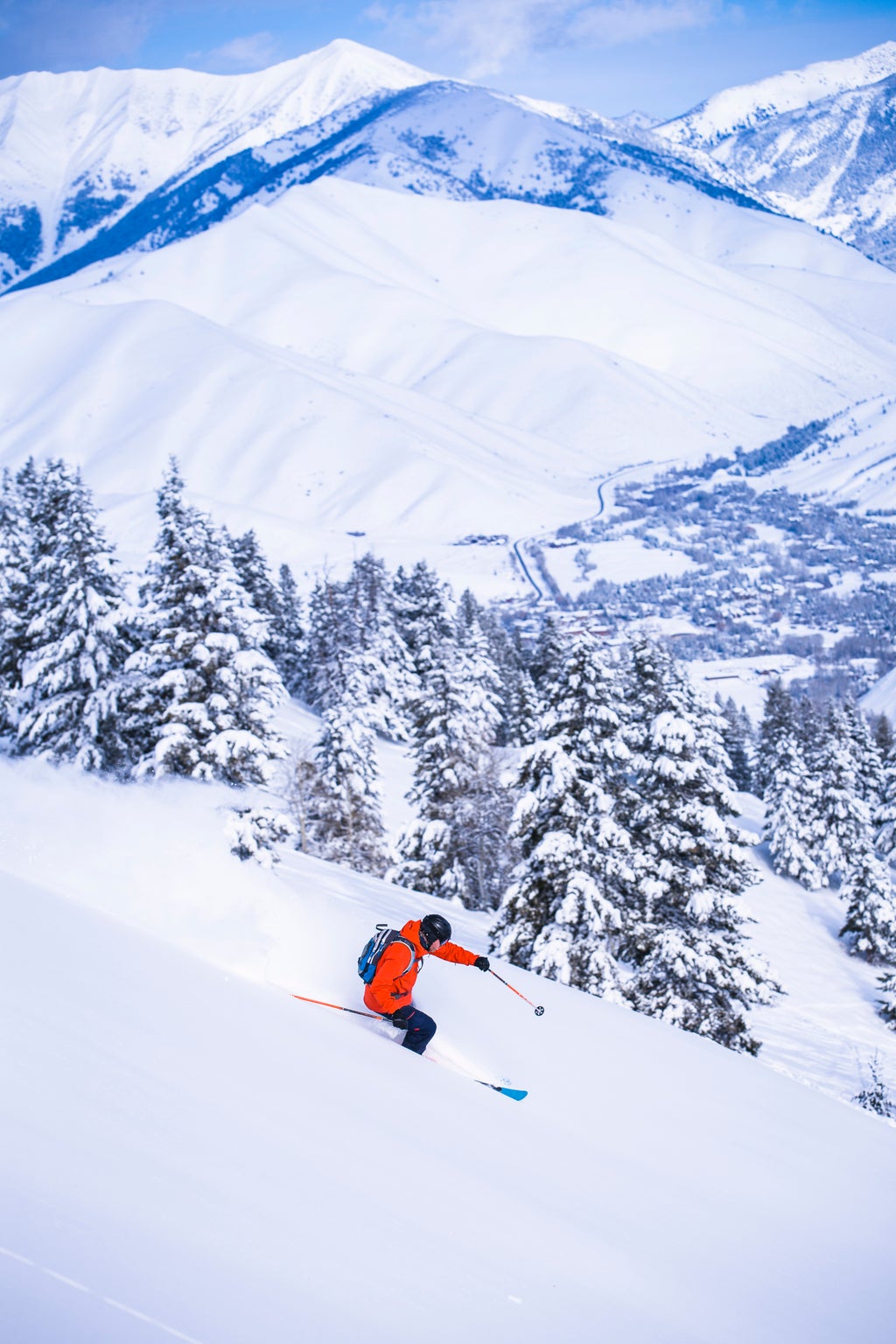 Sun Valley_ColdSpringsCanyon_Bluebird_(c): Sun Valley Resort Photographer: © Ray Gadd