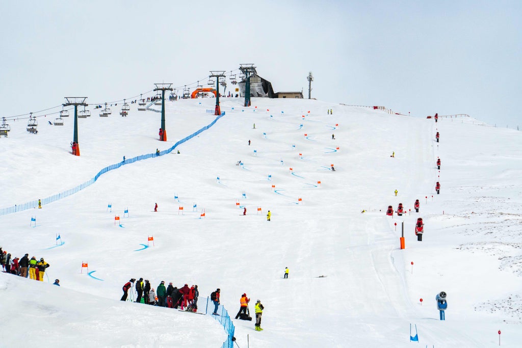 Val Gardena_Slope view at Gardenissima Slalom Race_(c): Val Gardena