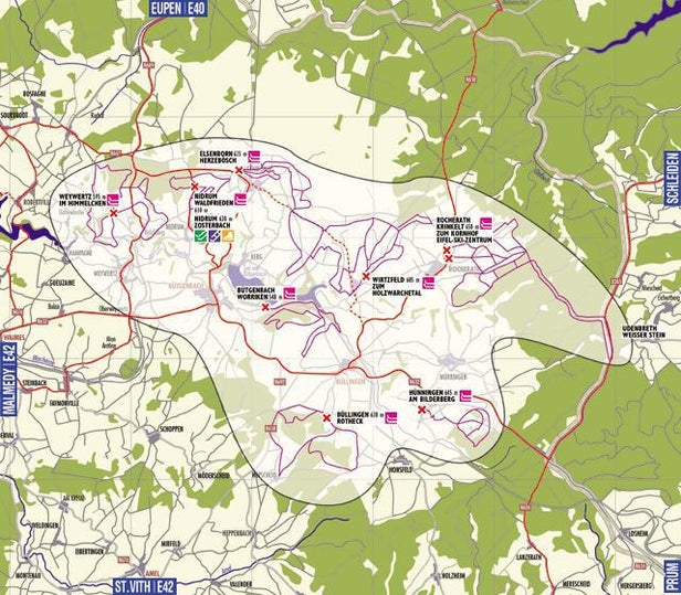 Pistenplan Nidrum Zosterbach