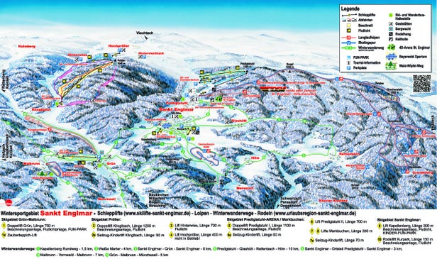 Pistenplan Sankt Englmar