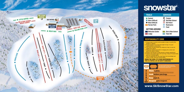 Plan des pistes - Ski Snowstar Winter Sports Park