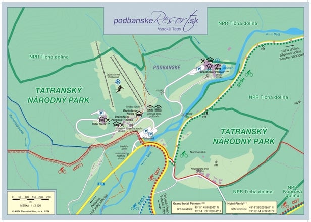 Pistenplan Podbanské