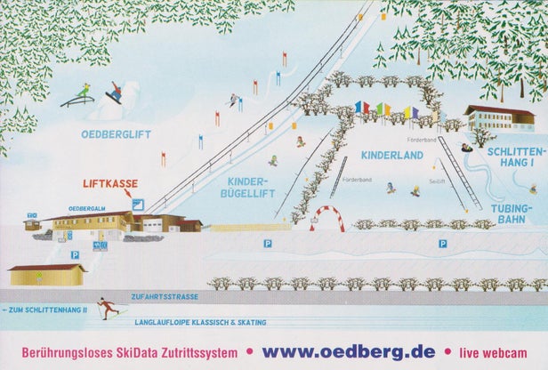 Pistenplan Oedberglift Gmund