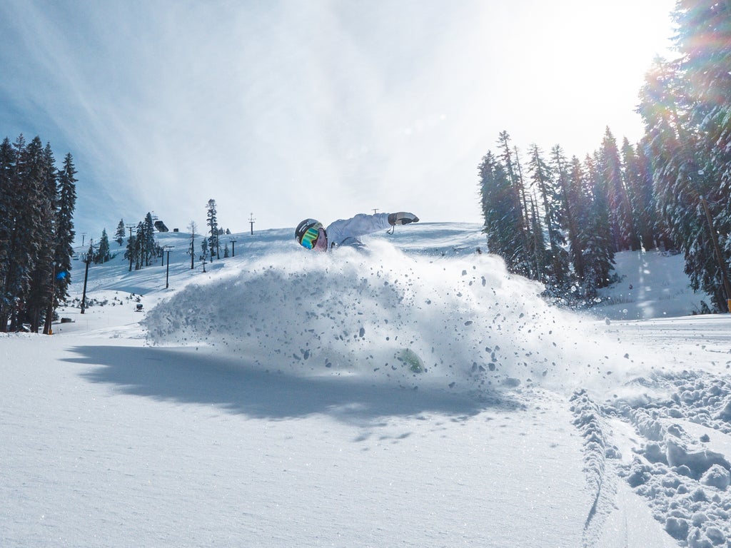 Boreal Mountain Resort_Snowboarder_Powder Cloud_(c): Boreal Mountain Resort