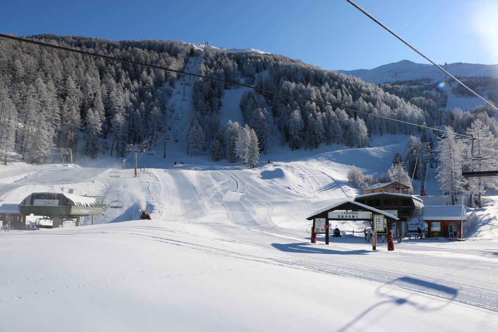 Les Orres_Freshly Groomed Morning Slopes_(c): Les Orres