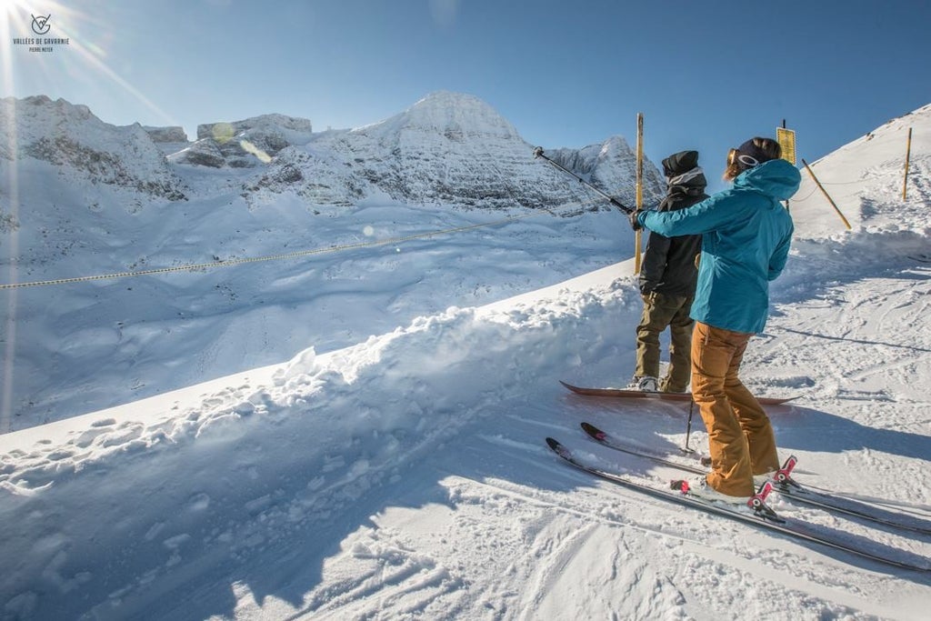 Sur les pistes de ski de Ganarnie Gèdre