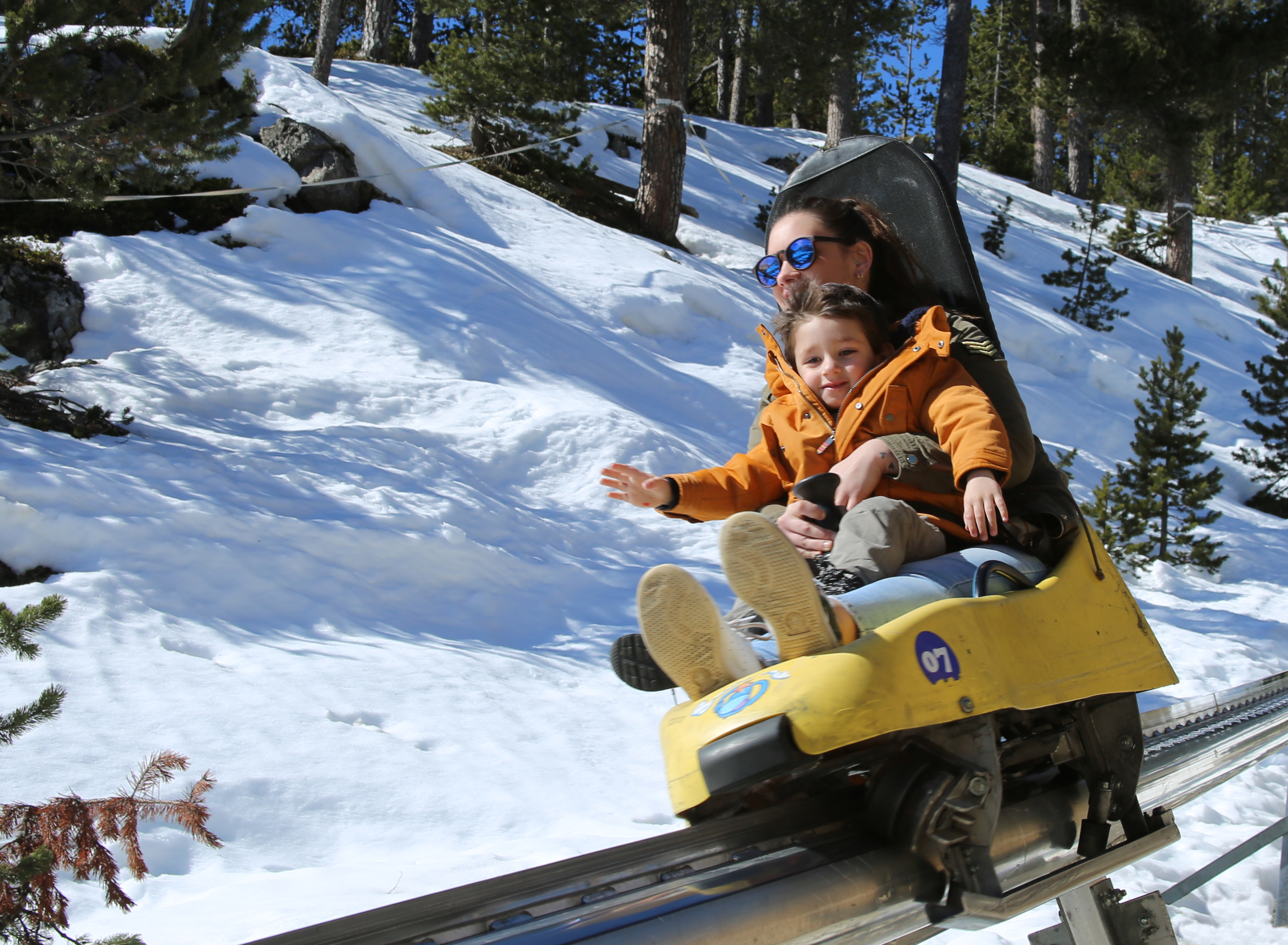 Les luges sur rail à tester cet hiver en station