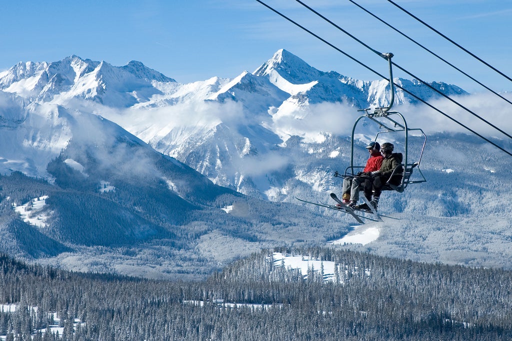 Telluride_Chairlift Ride_(c): Telluride Ski Resort