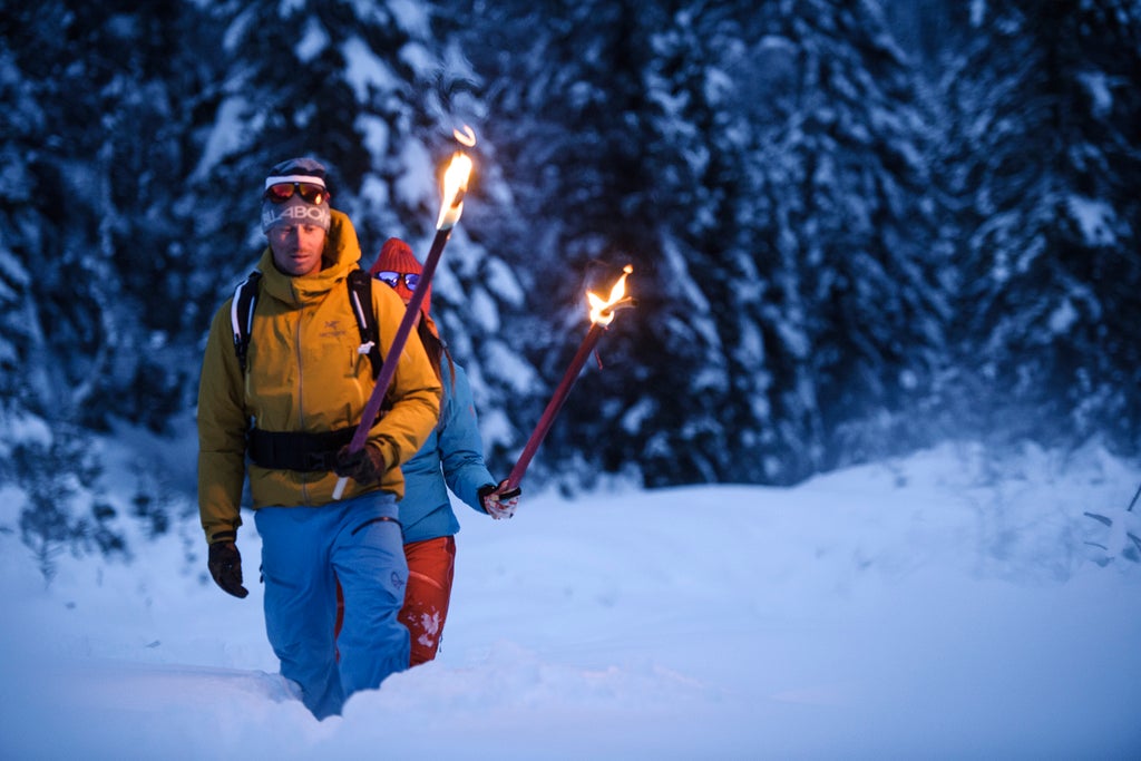 Stubaier Gletscher_Winter Hiking at Night_(c): Andre Schönherr