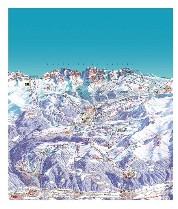 Pinzolo Mappa piste