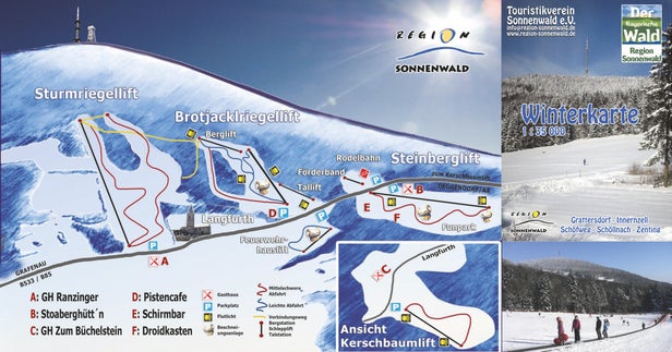 Pistenplan Steinberg Skilift