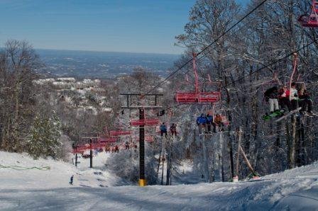 Chairlift at Ober Gatlinburg