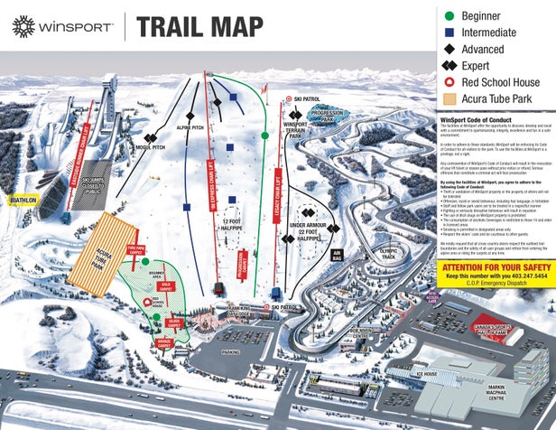 WinSport Mapa zjazdoviek