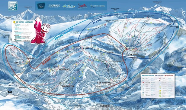 Plan des pistes - Les Carroz