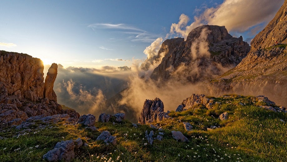 Pale di San Martino all'alba - Anton Brey