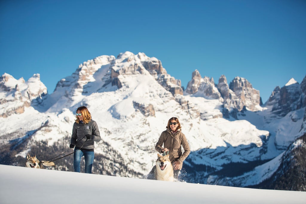 Madonna di Campiglio_Dog walk on snowy trails_(c): Molineris Daniele