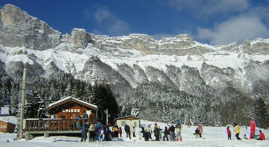 Au départ des pistes de ski de saint hilaire du touvet