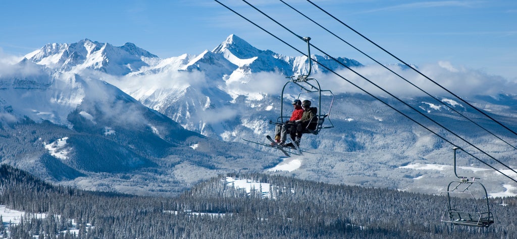 Telluride_Chairlift Ride_Panorama_(c): Telluride Ski Resort