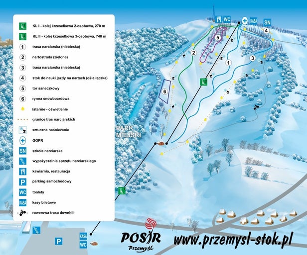 Przemyśl Mapa sjezdovek