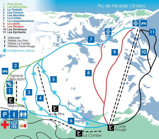 Pistenplan Camurac