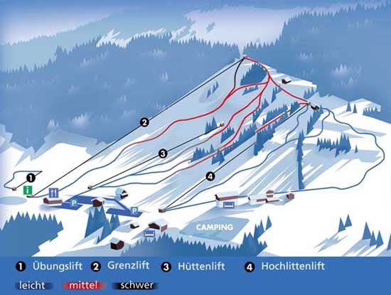 Pistenplan Hochlitten Riefensberg