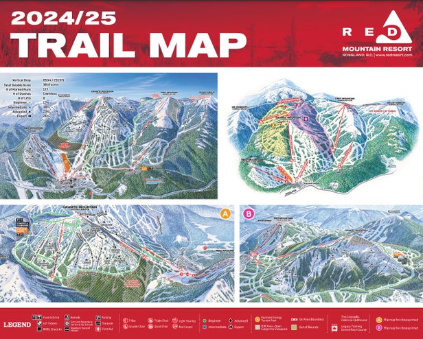 Red Resort Mapa sjezdovek