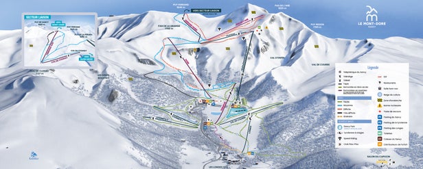 Plan des pistes - Le Mont Dore