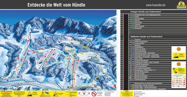 Hündle Oberstaufen Mapa zjazdoviek