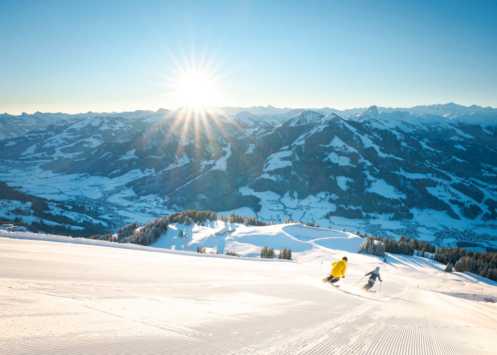 SkiWelt Wilder Kaiser-Brixental_Sunrise Slope Descent_(c): Dietmar Denger