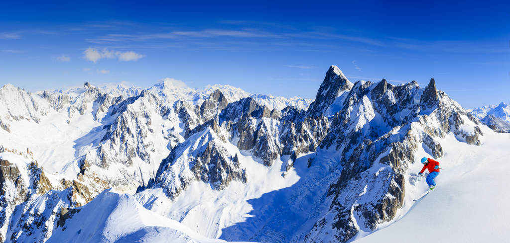 Chamonix_Freeride on Vallee Blanche_(c): Shutterstock