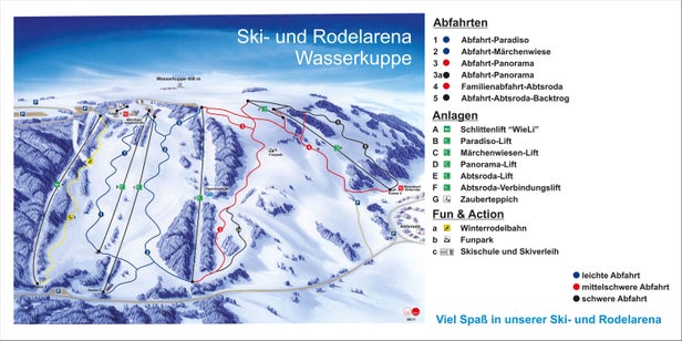 Pistenplan Wasserkuppe