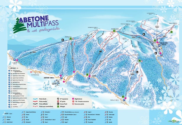 Abetone Mappa piste