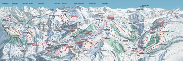 Lenk – mapa tras narciarskich