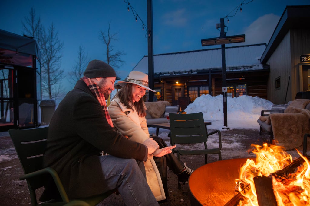 Aspen Snowmass Cabin Snowcat Dinner Firepit Tyler Wilkinson-Ray