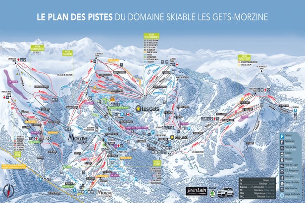 Les Gets Piste Map