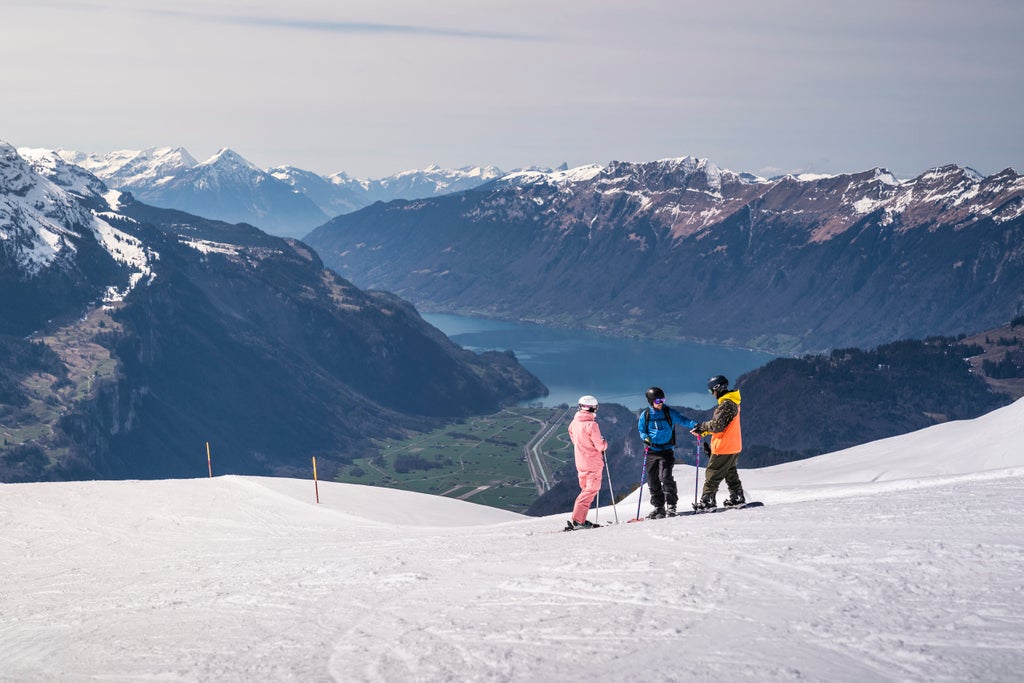 Skifahren auf dem Hasliberg