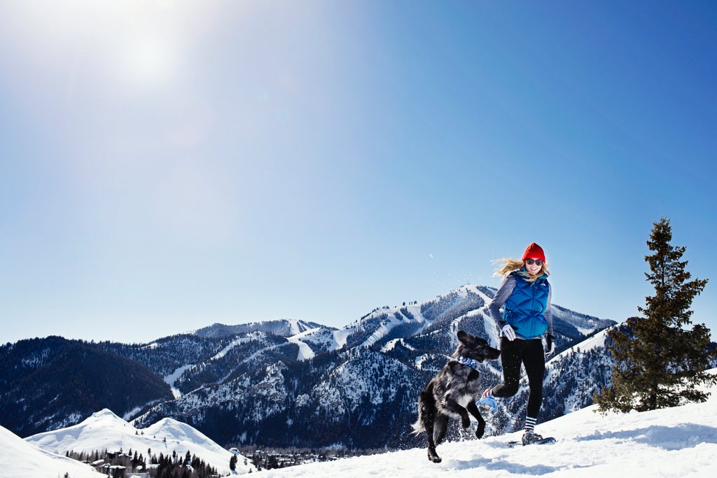 Sun Valley_Snowshoe_Adventure_Baldy_View_(c): Sun Valley Resort Photographer: © Hillary Maybery