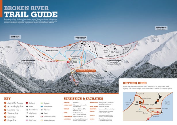 Broken River Ski Area Mapa sjezdovek