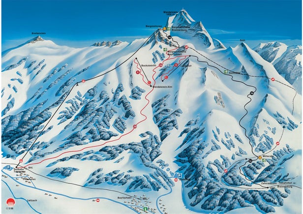 Wendelstein Piste Map