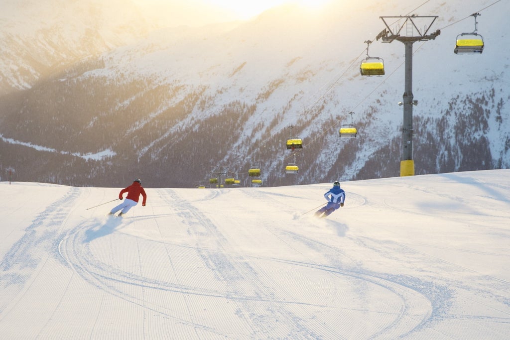 Engadin St. Moritz 2024 resort Original-Skiing